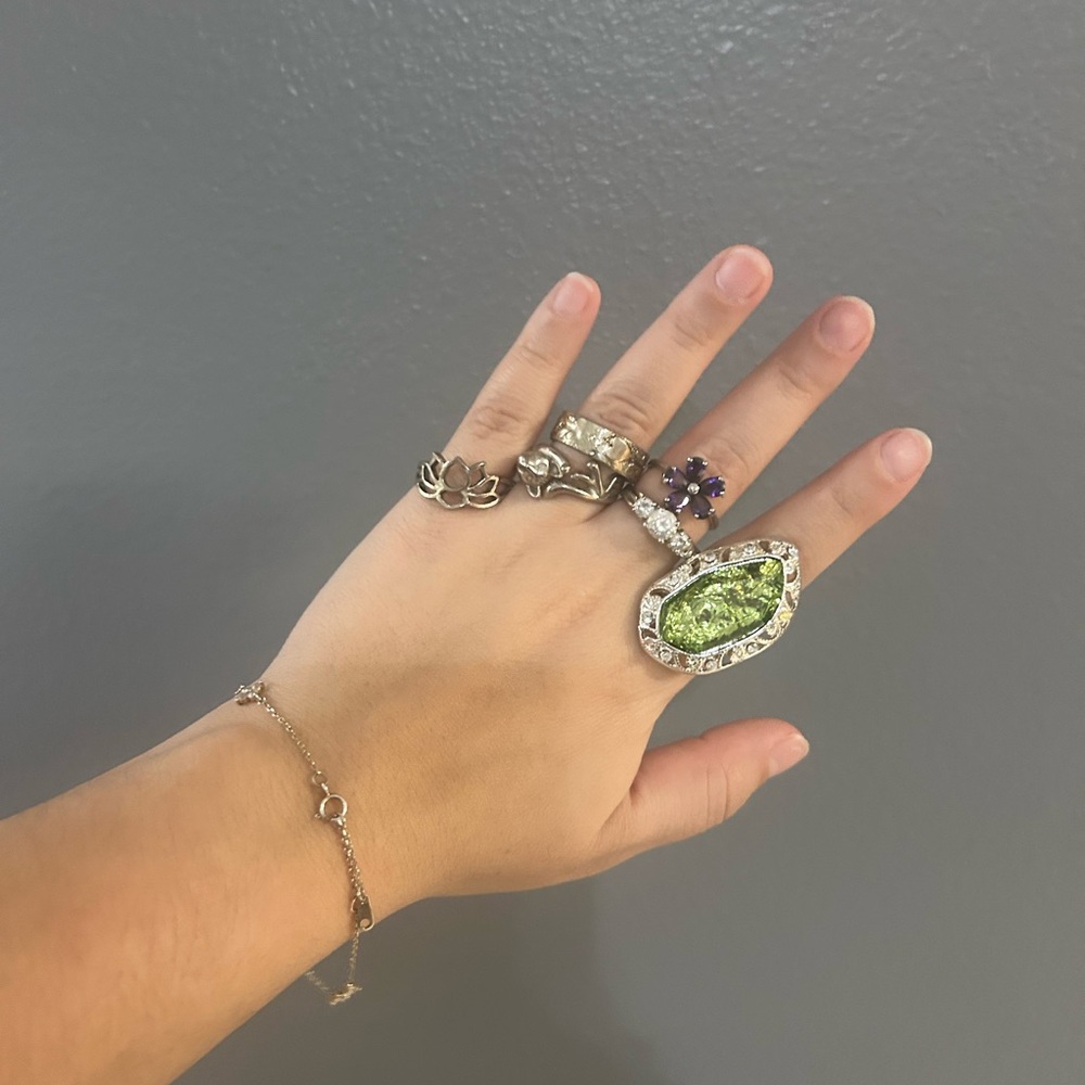 Miscellaneous 925 silver rings